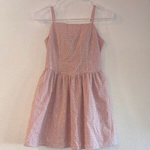 Pink Lace Kids Dress